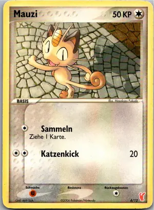 Pokémon-Karte Mauzi 4/12 EX trainer Kit 2 (Plusle)