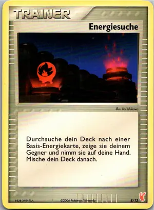 Pokémon-Karte Energiesuche 8/12 EX trainer Kit 2 (Plusle)