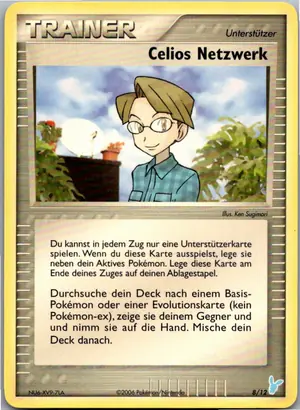 Pokémon-Karte Celios Netzwerk 8/12 EX trainer Kit 2 (Minun)