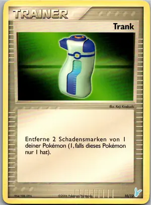 Pokémon-Karte Trank 10/12 EX trainer Kit 2 (Minun)
