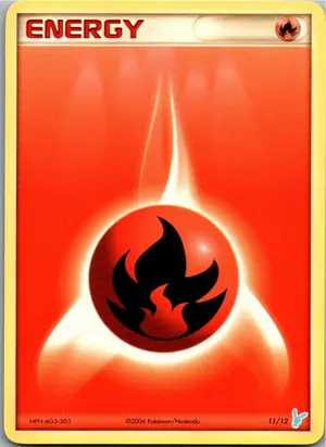 Pokémon-Karte Feuer Energie 11/12 EX trainer Kit 2 (Minun)