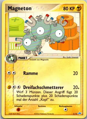 Pokémon-Karte Magneton 5/10 EX trainer Kit (Latios)