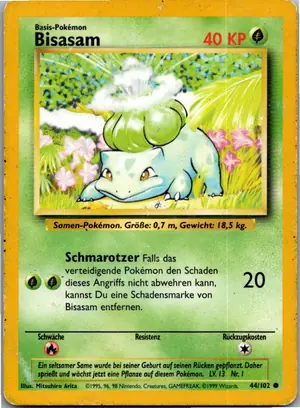 Bisasam Exemplar 3,25 €