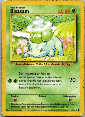 Bisasam Exemplar 3,25 €