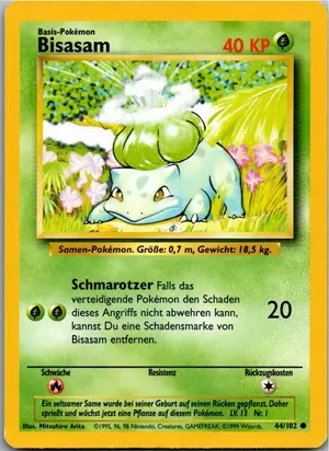 Bisasam Exemplar 3,25 €