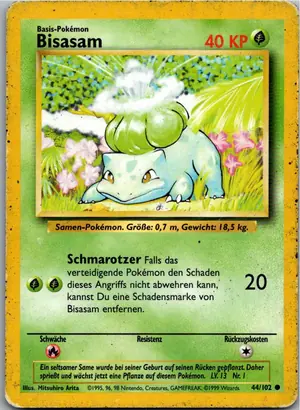 Bisasam Exemplar 3,25 €