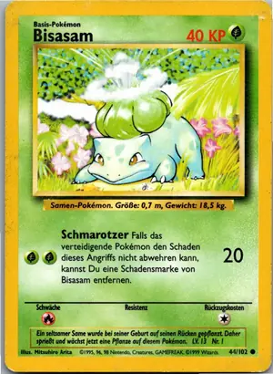 Bisasam Exemplar 3,25 €