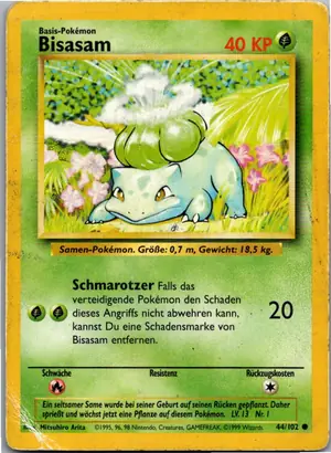 Bisasam Exemplar 3,25 €