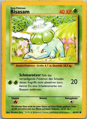 Bisasam Exemplar 3,25 €
