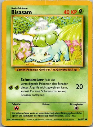 Bisasam Exemplar 3,25 €