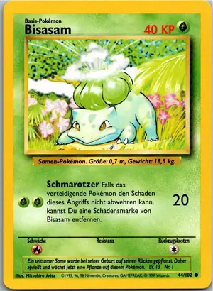 Bisasam Exemplar 3,25 €