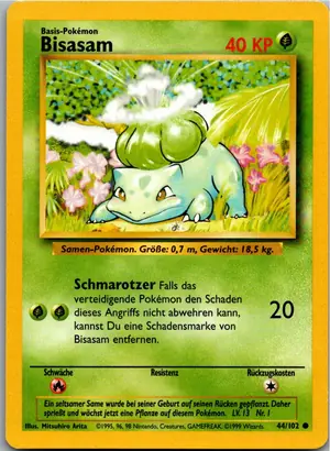 Bisasam Exemplar 3,25 €