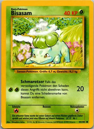 Bisasam Exemplar 3,25 €