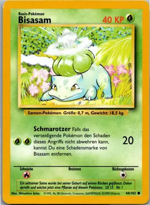 Bisasam Exemplar 3,25 €