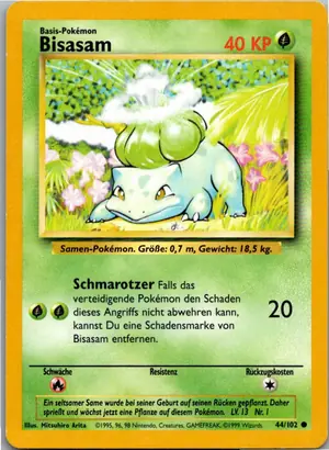 Bisasam Exemplar 3,25 €