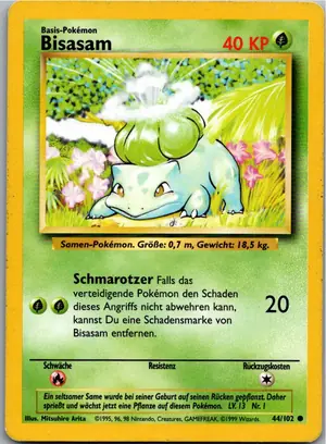 Bisasam Exemplar 3,25 €