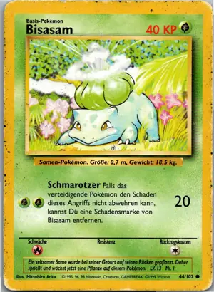 Bisasam Exemplar 3,25 €