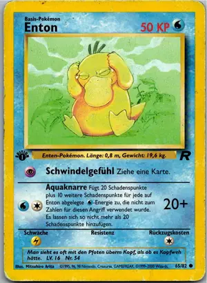 Pokémon-Karte Psyduck 65/82 Team Rocket