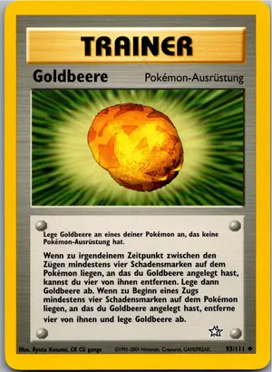 Pokémon-Karte Goldbeere 93/111 Neo Genesis