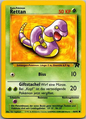 Pokémon-Karte Ekans 56/82 Team Rocket