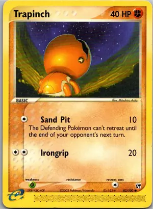 Trapinch Knacklion Exemplar 1,95 €