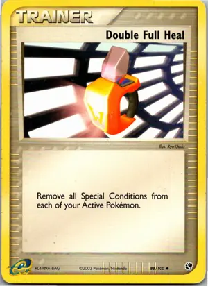 Pokémon-Karte Double Full Heal Doppel Hyperheiler 86/100 EX Sandsturm