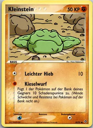 Pokémon-Karte Kleinstein 55/97 EX Drache