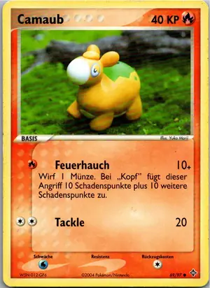 Pokémon-Karte Camaub 69/97 EX Drache