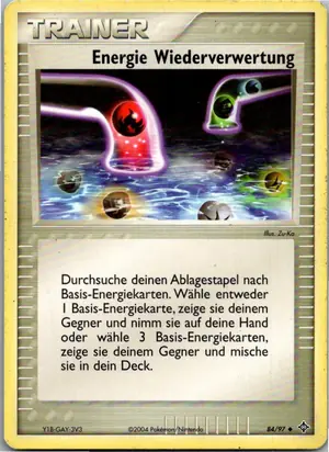 Pokémon-Karte Energie Wiederverwertung 84/97 EX Drache