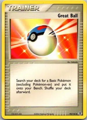 Pokémon-Karte Great Ball Superball 77/108 EX Power Keepers