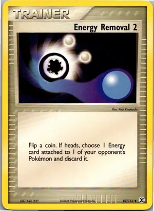 Pokémon-Karte Energy Removal 2 89/112 EX Feuerrot & Blattgrün