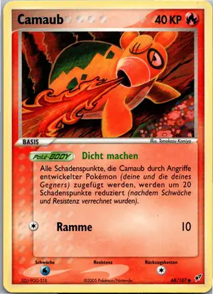 Pokémon-Karte Camaub 68/107 EX Deoxys