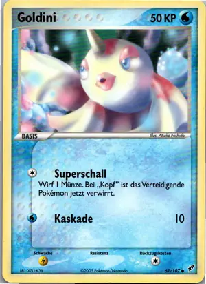 Pokémon-Karte Goldini 61/107 EX Deoxys