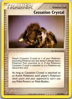 Pokémon-Karte Cessation Crystal 74/100 EX Crystal Guardians
