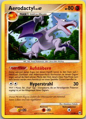 Pokémon-Karte Aerodactyl 13/99 Arceus