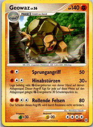Pokémon-Karte Geowaz 19/99 Arceus