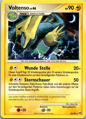 Pokémon-Karte Voltenso 22/99 Arceus