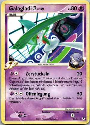 Pokémon-Karte Galagladi 20/111 Aufstieg der Rivalen