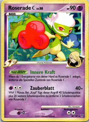Pokémon-Karte Roserade 40/147 Ultimative Sieger