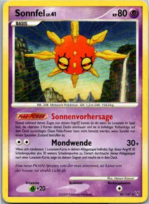 Pokémon-Karte Sonnfel 45/147 Ultimative Sieger