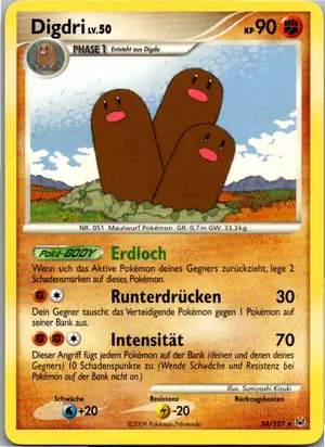 Digdri 24/127 Platin – Vorderseite