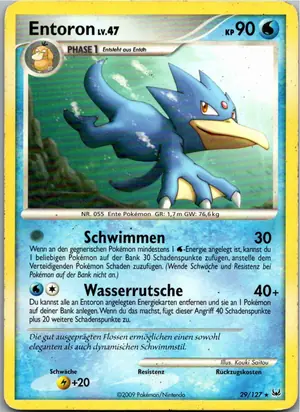 Pokémon-Karte Entoron 29/127 Platin