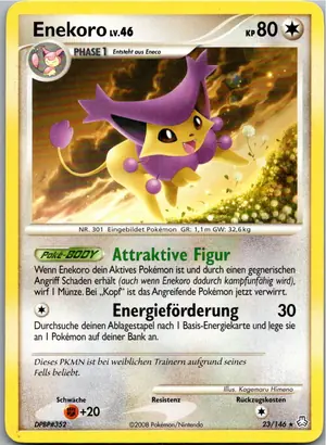 Pokémon-Karte Enekoro 23/146 Erwachte Legenden
