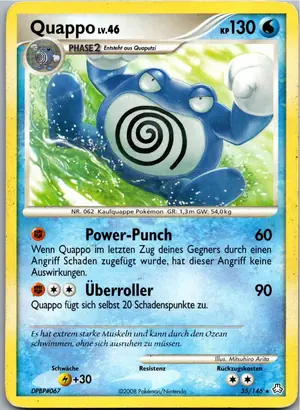 Pokémon-Karte Quappo 35/146 Erwachte Legenden