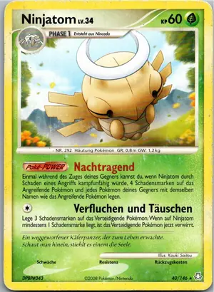 Pokémon-Karte Ninjatom 40/146 Erwachte Legenden