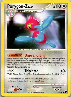 Porygon-Z Exemplar 2,95 €
