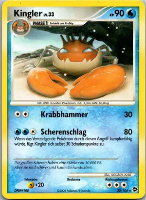 Kingler Exemplar 3,95 €