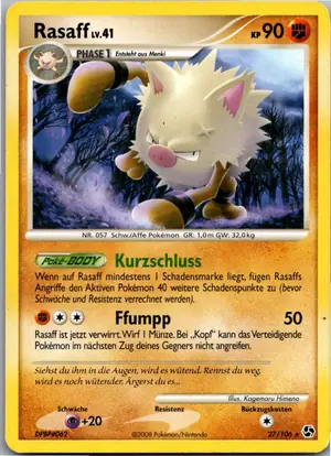 Pokémon-Karte Rasaff 27/106 Epische Begegnungen