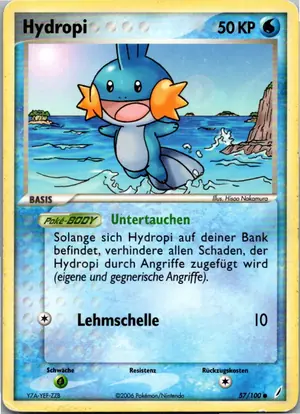 Pokémon-Karte Hydropi 57/100 EX Crystal Guardians