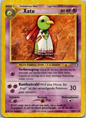 Pokémon-Karte Xatu 52/111 Neo Genesis